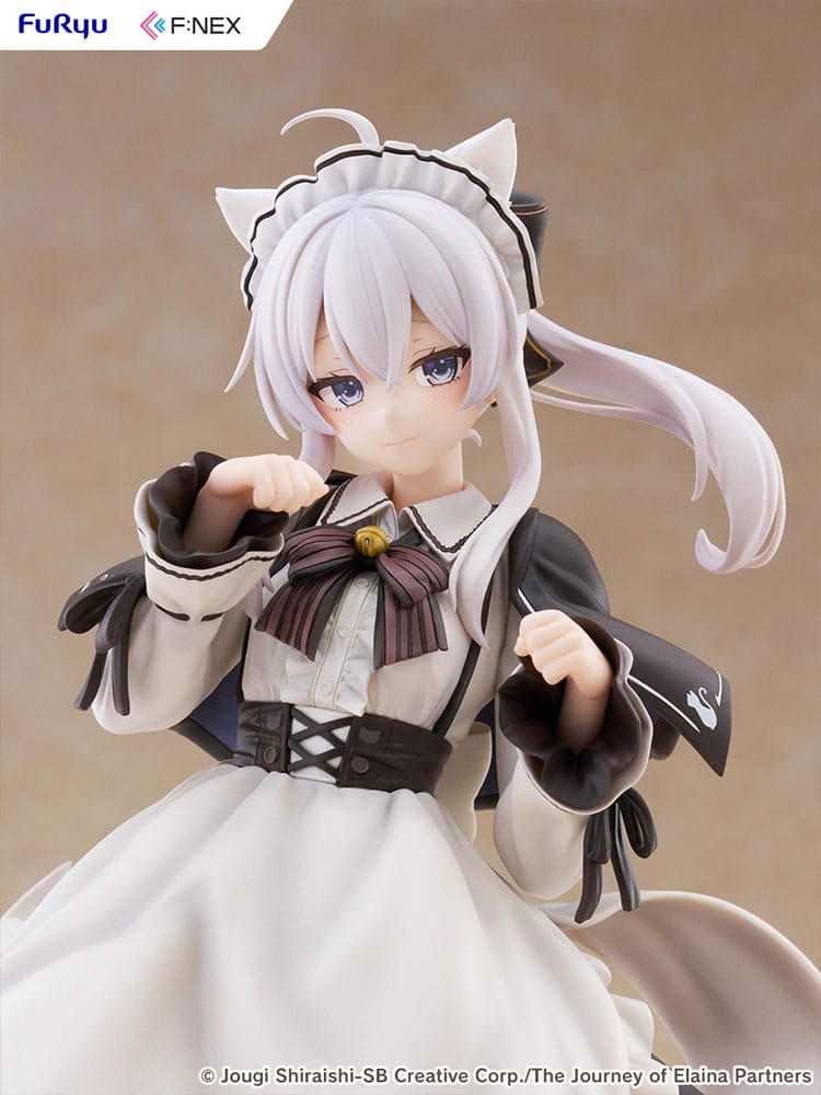 Wandering Witch: The Journey of Elaina F:NEX estatua PVC 1/7 Elaina Maid costume with cat ears Ver. 24 cm - Z POP Toys