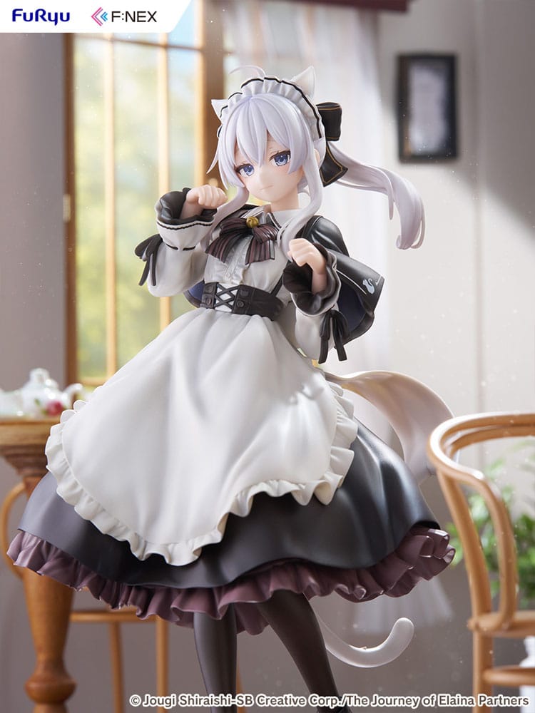 Wandering Witch: The Journey of Elaina F:NEX estatua PVC 1/7 Elaina Maid costume with cat ears Ver. 24 cm - Z POP Toys