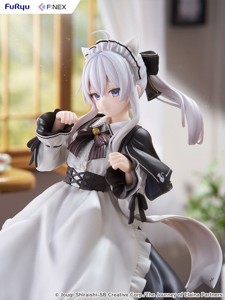 Wandering Witch: The Journey of Elaina F:NEX estatua PVC 1/7 Elaina Maid costume with cat ears Ver. 24 cm - Z POP Toys