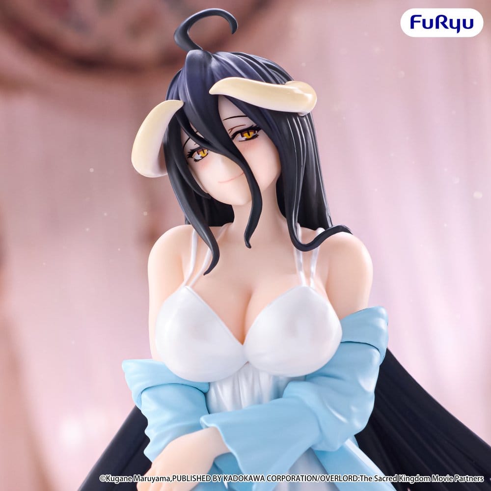 Overlord Figura PVC Noodle Stopper Albedo Loungewear Pearl White Ver. 12 cm