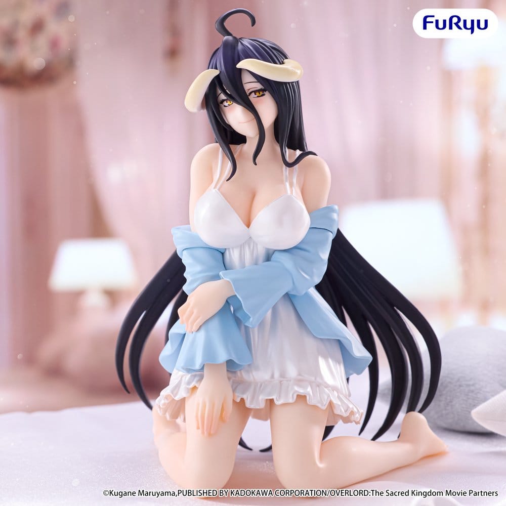 Overlord Figura PVC Noodle Stopper Albedo Loungewear Pearl White Ver. 12 cm