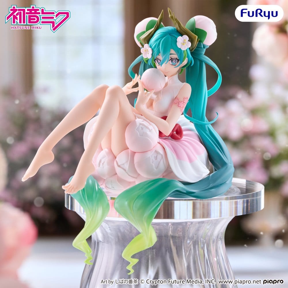 Hatsune Miku Figura PVC Noodle Stopper Flower Fairy White Plum Blossom 13 cm