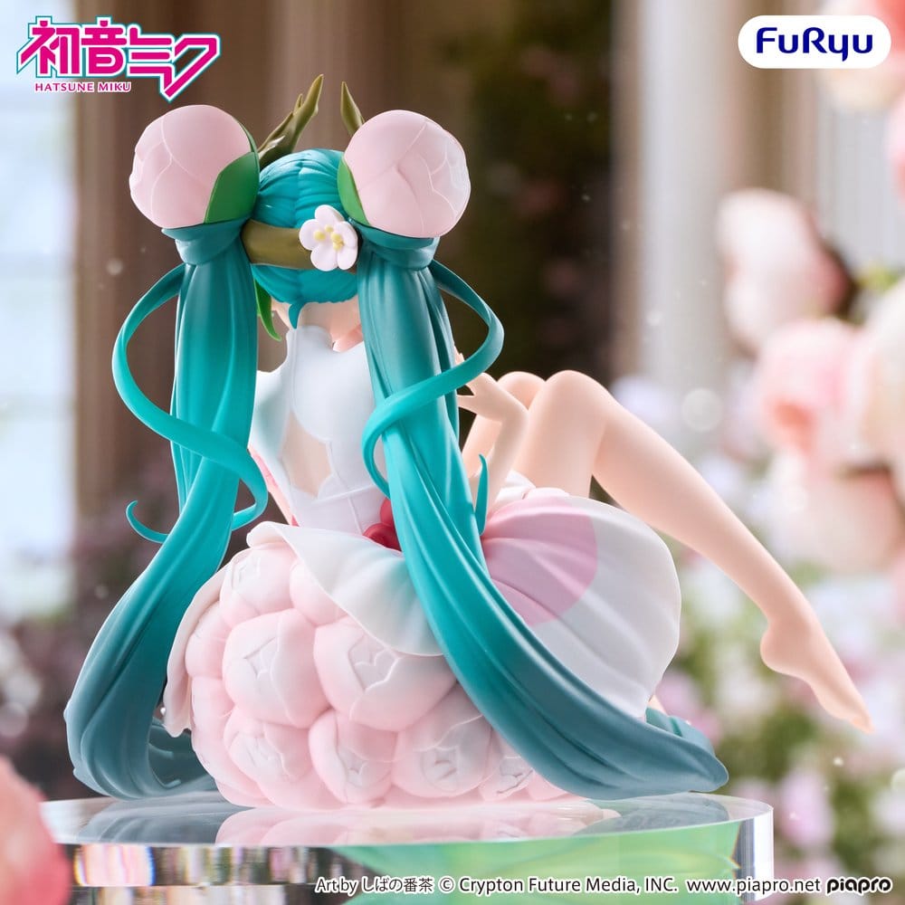 Hatsune Miku Figura PVC Noodle Stopper Flower Fairy White Plum Blossom 13 cm