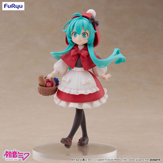 Hatsune Miku Estatua PVC Desktop Fairy Hatsune Miku Little red riding hood Ver. 16 cm - Z POP Toys