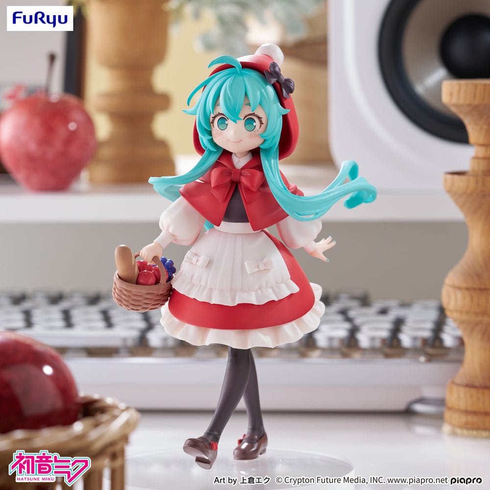 Hatsune Miku Estatua PVC Desktop Fairy Hatsune Miku Little red riding hood Ver. 16 cm - Z POP Toys