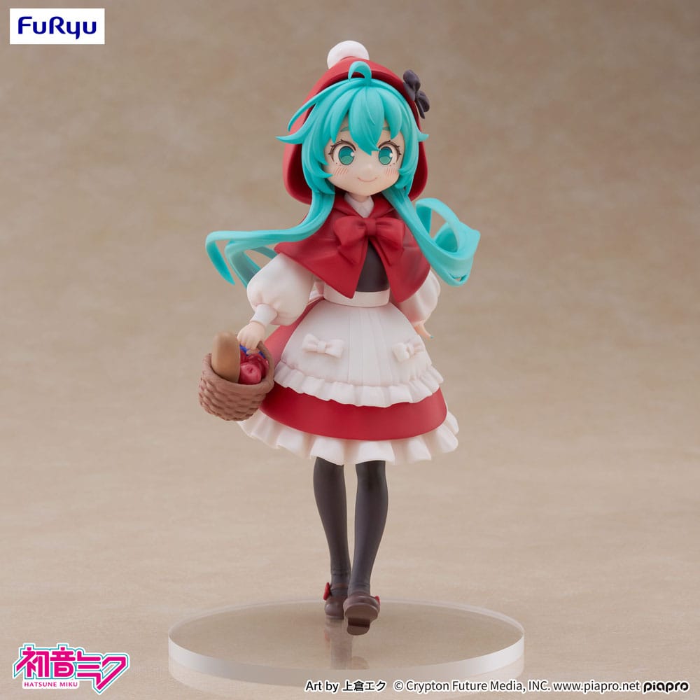 Hatsune Miku Estatua PVC Desktop Fairy Hatsune Miku Little red riding hood Ver. 16 cm - Z POP Toys