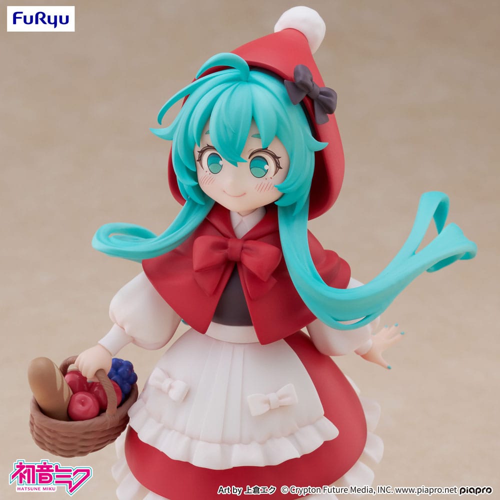 Hatsune Miku Estatua PVC Desktop Fairy Hatsune Miku Little red riding hood Ver. 16 cm - Z POP Toys