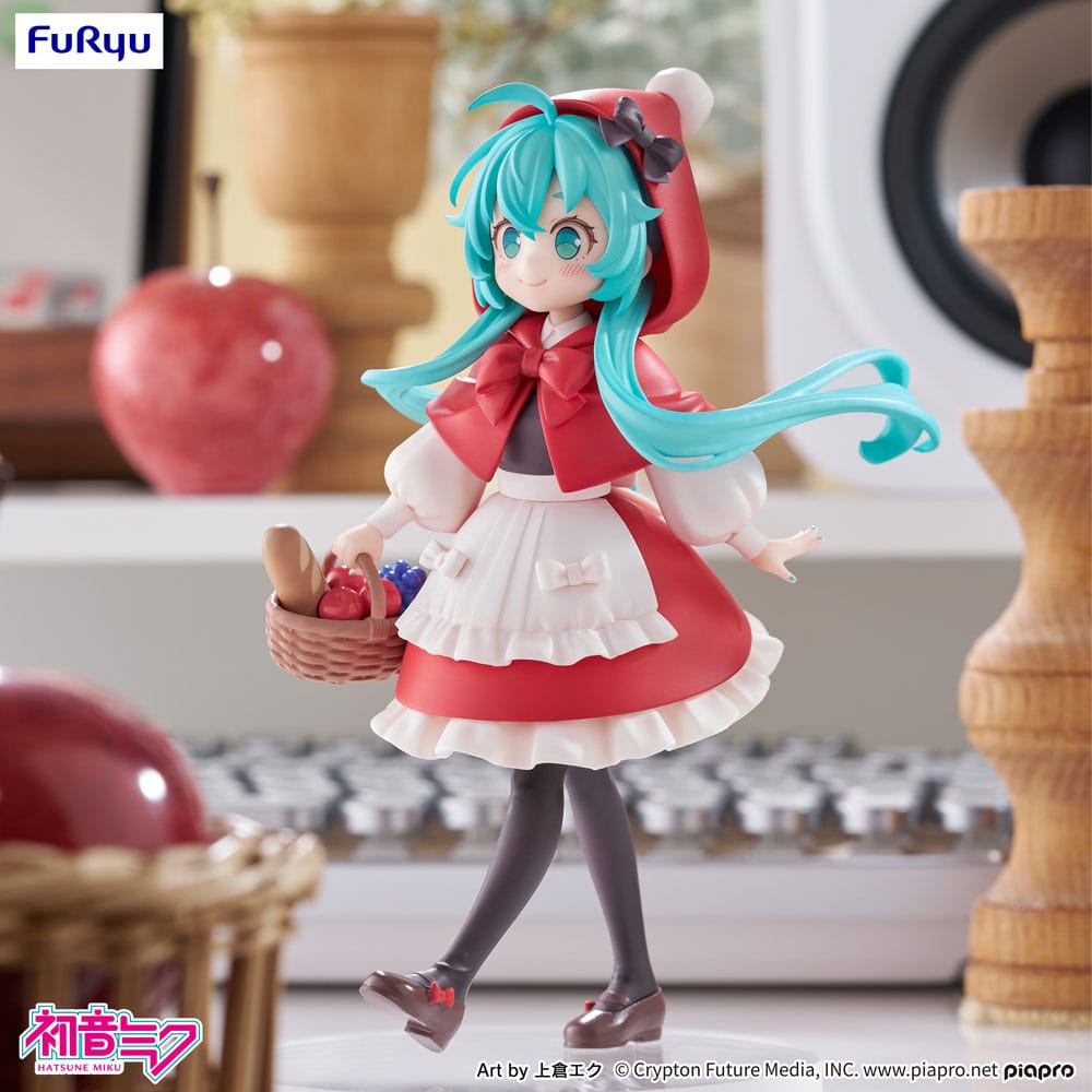 Hatsune Miku Estatua PVC Desktop Fairy Hatsune Miku Little red riding hood Ver. 16 cm - Z POP Toys