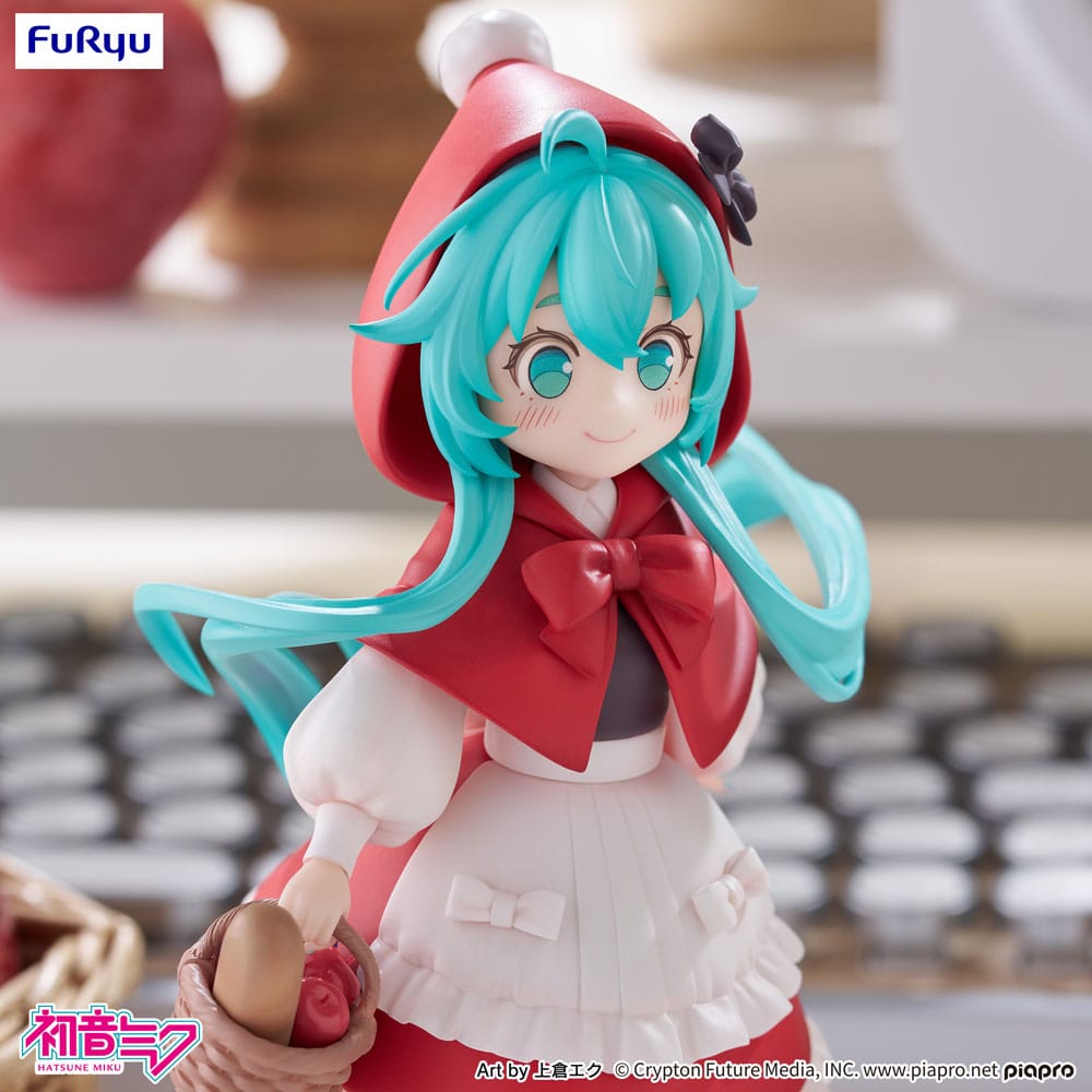 Hatsune Miku Estatua PVC Desktop Fairy Hatsune Miku Little red riding hood Ver. 16 cm - Z POP Toys