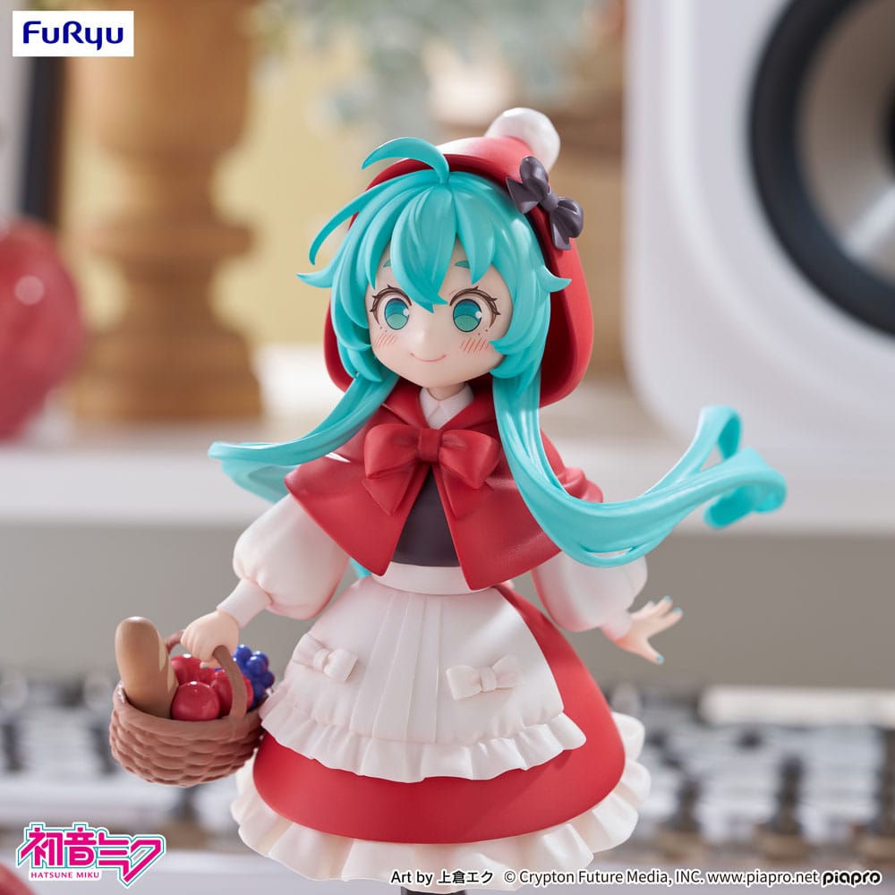 Hatsune Miku Estatua PVC Desktop Fairy Hatsune Miku Little red riding hood Ver. 16 cm - Z POP Toys