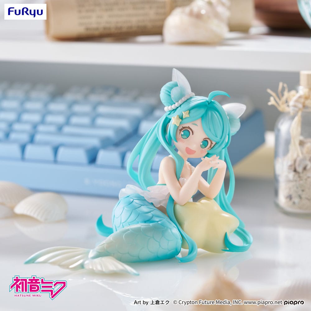 Hatsune Miku Estatua PVC Desktop Fairy Hatsune Miku Mermaid princess Ver. 9 cm - Z POP Toys