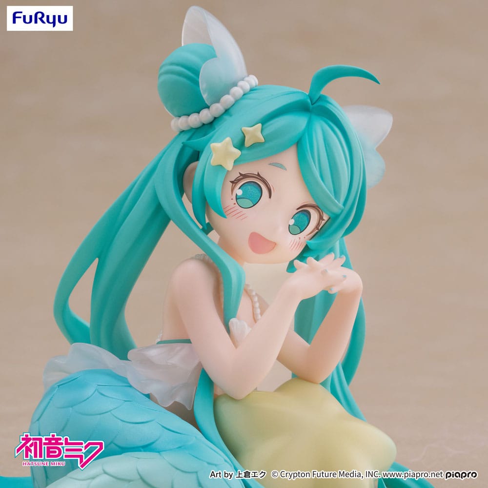 Hatsune Miku Estatua PVC Desktop Fairy Hatsune Miku Mermaid princess Ver. 9 cm - Z POP Toys