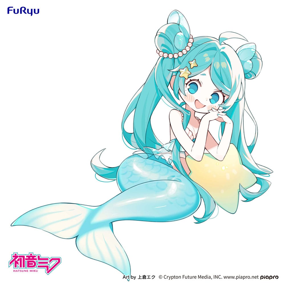 Hatsune Miku Estatua PVC Desktop Fairy Hatsune Miku Mermaid princess Ver. 9 cm - Z POP Toys