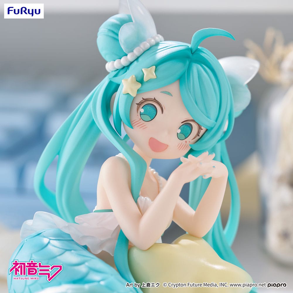 Hatsune Miku Estatua PVC Desktop Fairy Hatsune Miku Mermaid princess Ver. 9 cm - Z POP Toys