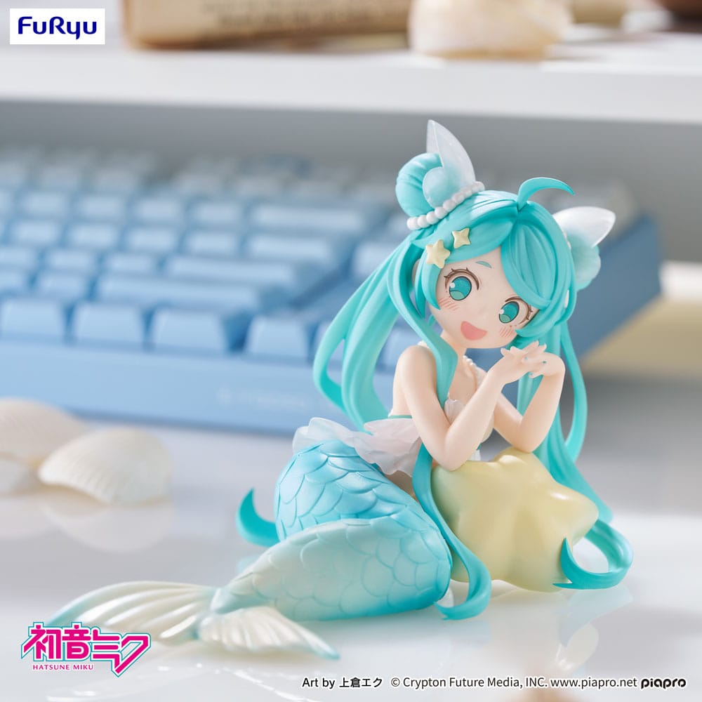 Hatsune Miku Estatua PVC Desktop Fairy Hatsune Miku Mermaid princess Ver. 9 cm - Z POP Toys