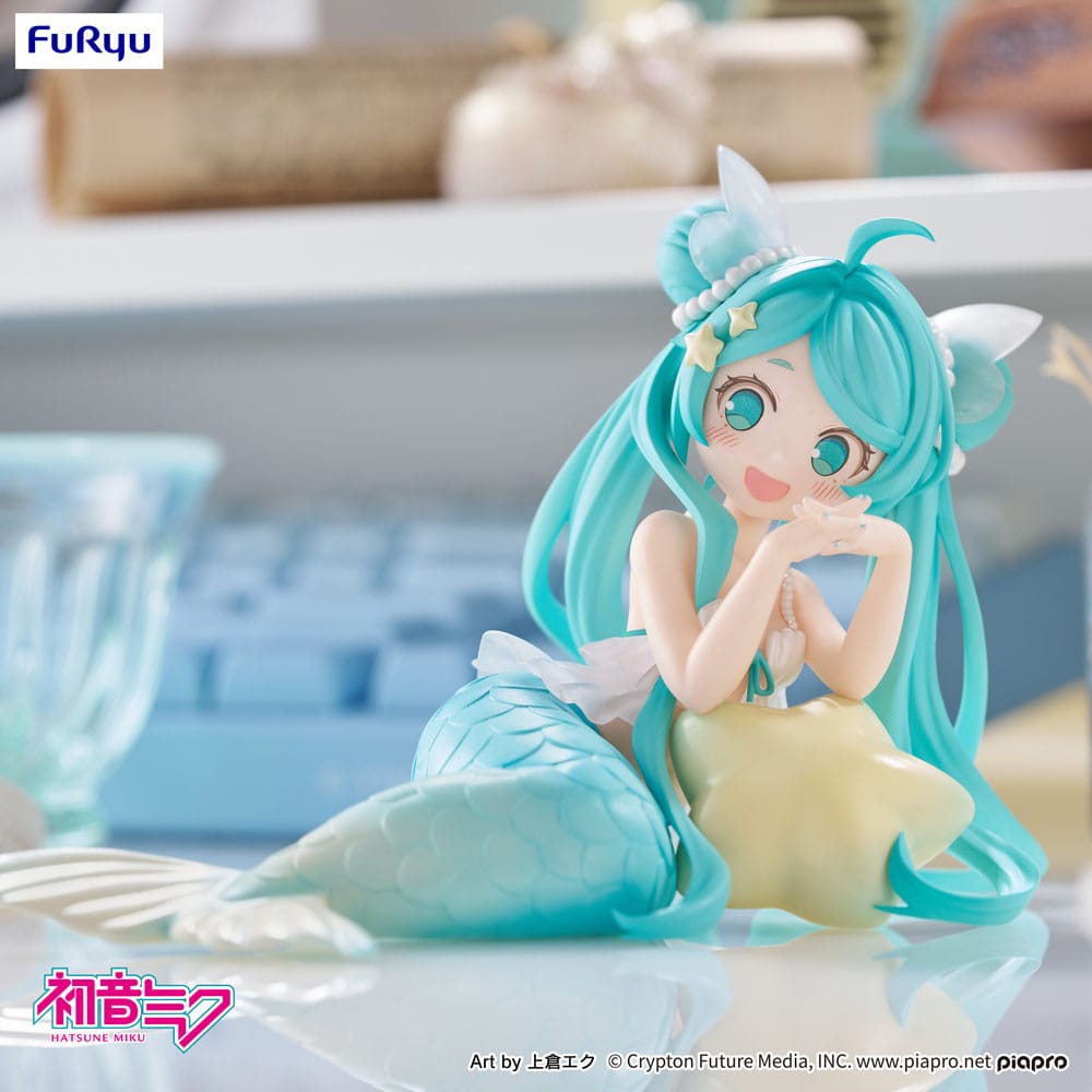 Hatsune Miku Estatua PVC Desktop Fairy Hatsune Miku Mermaid princess Ver. 9 cm - Z POP Toys