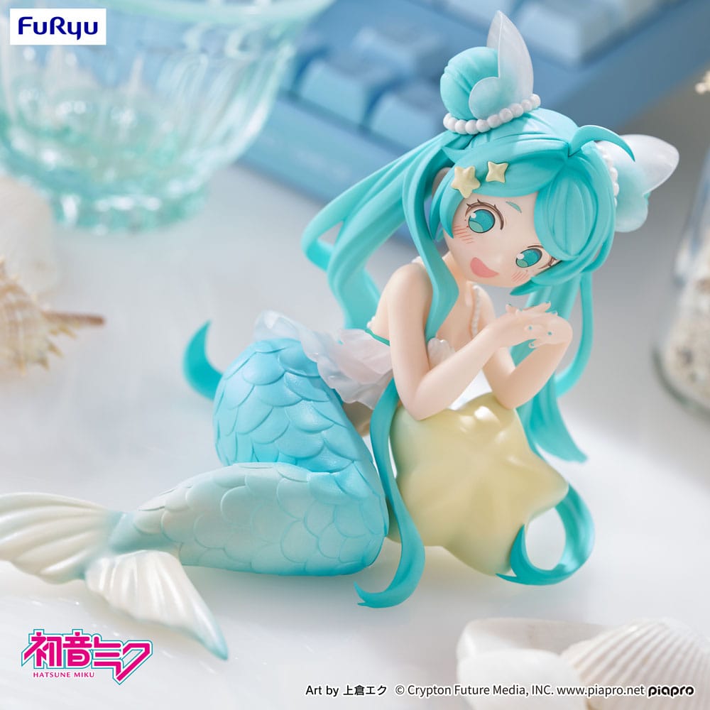 Hatsune Miku Estatua PVC Desktop Fairy Hatsune Miku Mermaid princess Ver. 9 cm - Z POP Toys