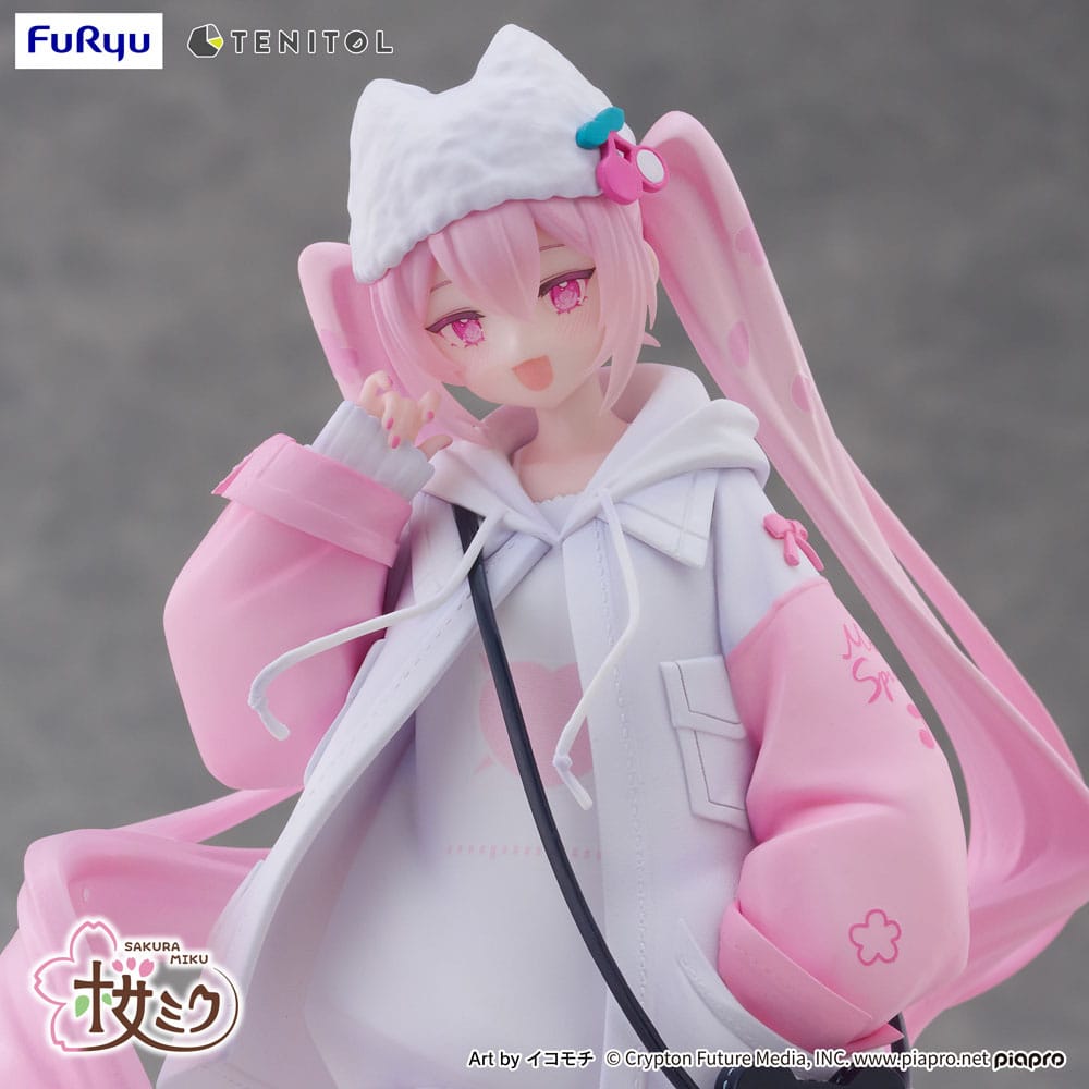 Hatsune Miku Estatua PVC Tenitol Sakura Miku Cool style [petit] 19 cm - Z POP Toys