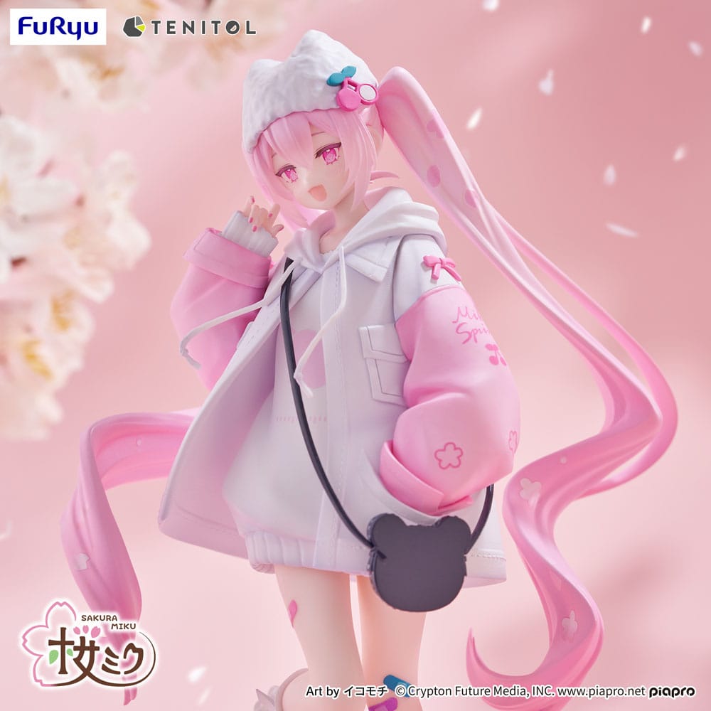 Hatsune Miku Estatua PVC Tenitol Sakura Miku Cool style [petit] 19 cm - Z POP Toys