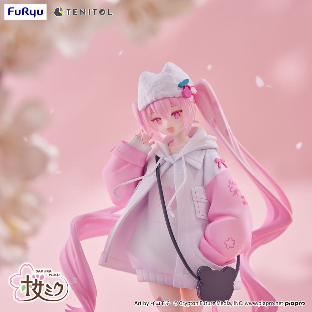 Hatsune Miku Estatua PVC Tenitol Sakura Miku Cool style [petit] 19 cm - Z POP Toys