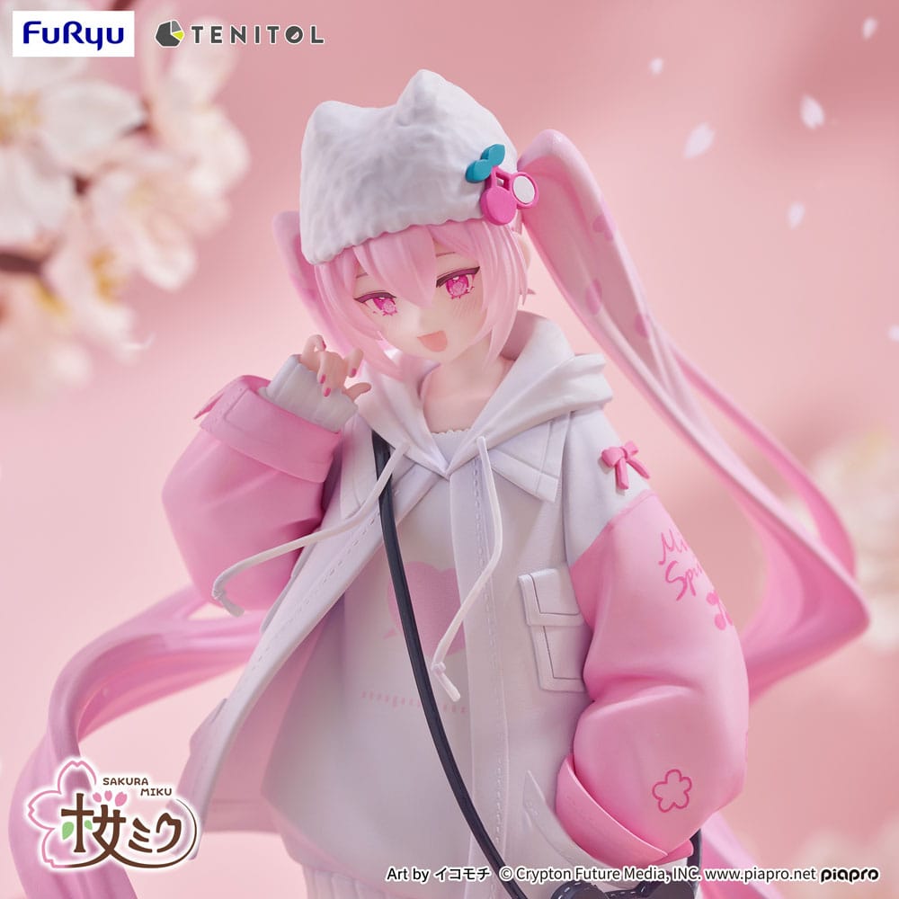 Hatsune Miku Estatua PVC Tenitol Sakura Miku Cool style [petit] 19 cm - Z POP Toys