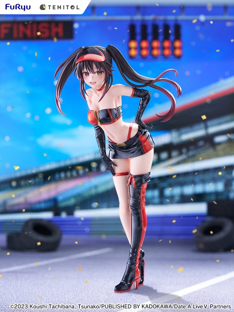 Date A Live V Figura PVC Tenitol Tall Kurumi Tokisaki Race Queen Ver. 29 cm
