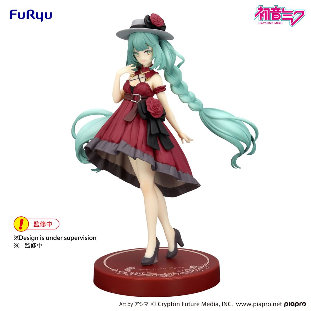 Hatsune Miku Estatua PVC Trio-Try-iT Hatsune Miku Outing Dress Red Color Ver. 19 cm - Z POP Toys