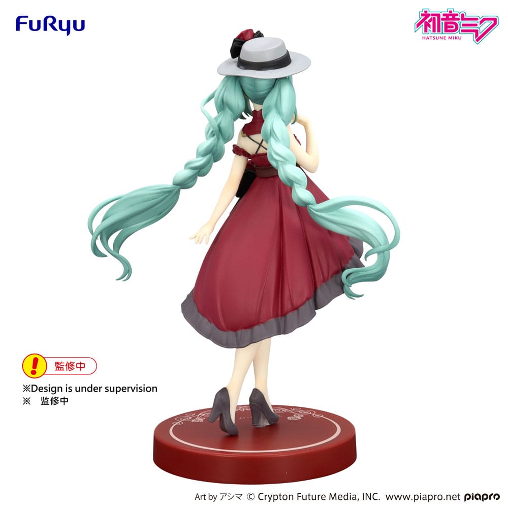 Hatsune Miku Estatua PVC Trio-Try-iT Hatsune Miku Outing Dress Red Color Ver. 19 cm - Z POP Toys