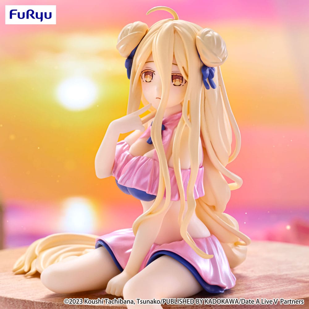 Date A Live V Estatua PVC Noodle Stopper Mukuro Hoshimiya Swimsuit Pastel Pink Color Ver. 13 cm - Z POP Toys