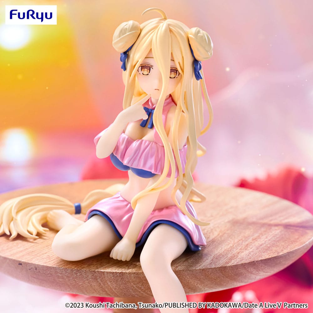 Date A Live V Estatua PVC Noodle Stopper Mukuro Hoshimiya Swimsuit Pastel Pink Color Ver. 13 cm - Z POP Toys
