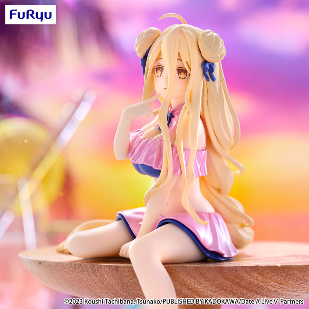 Date A Live V Estatua PVC Noodle Stopper Mukuro Hoshimiya Swimsuit Pastel Pink Color Ver. 13 cm - Z POP Toys