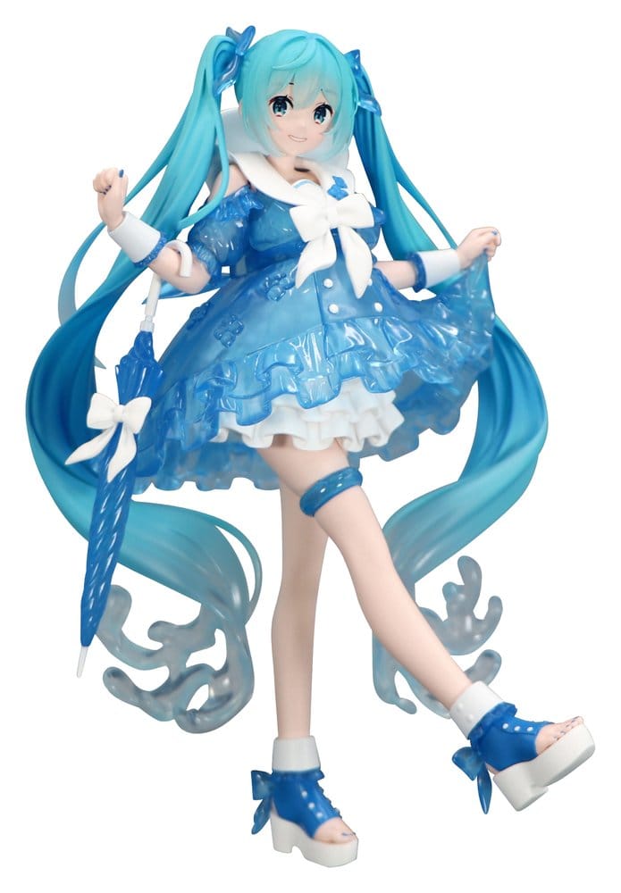 Hatsune Miku Estatua PVC Trio-Try-iT Miku Rainy Dance 19 cm