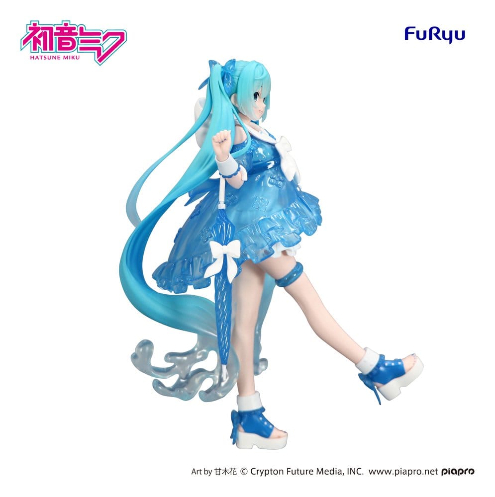Hatsune Miku Estatua PVC Trio-Try-iT Miku Rainy Dance 19 cm