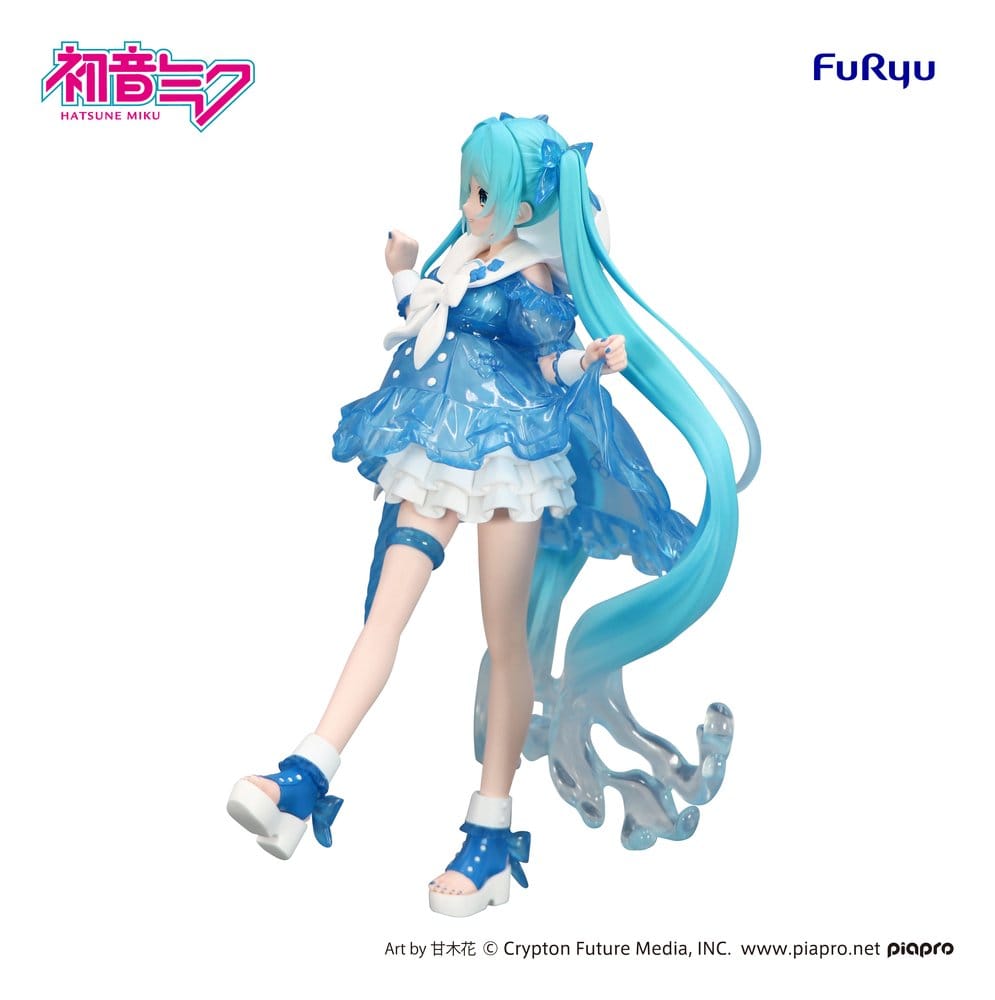 Hatsune Miku Estatua PVC Trio-Try-iT Miku Rainy Dance 19 cm