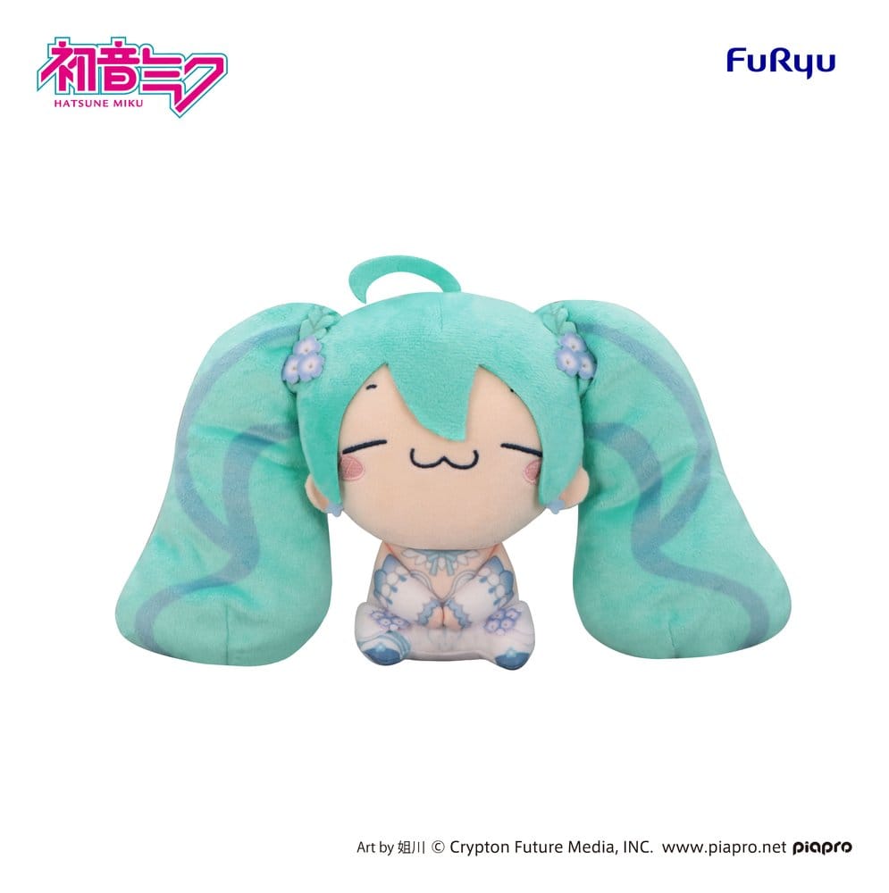 Hatsune Miku Peluche Mochipico Nemophila B 15 cm
