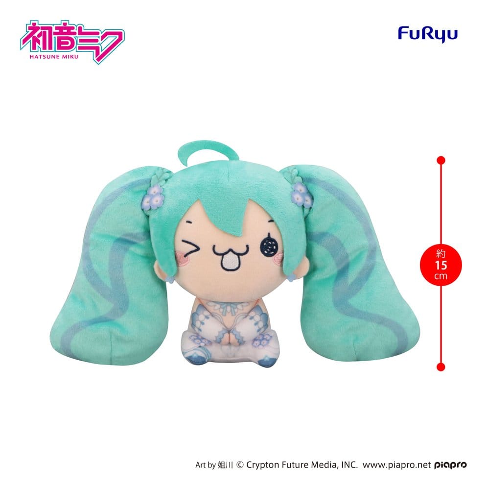 Hatsune Miku Peluche Mochipico Nemophila C 15 cm