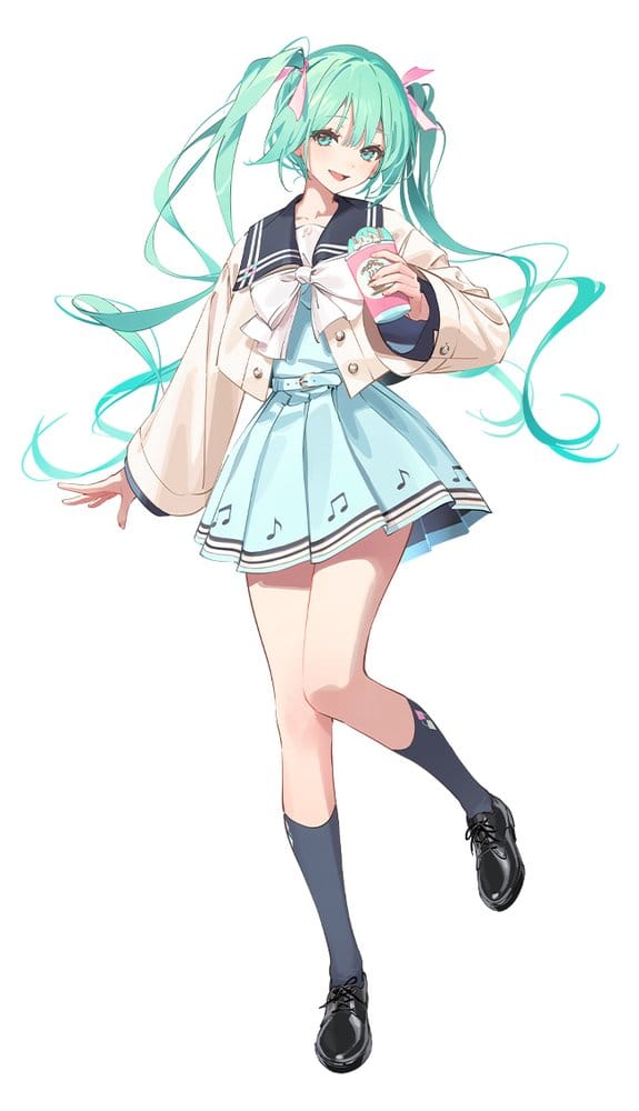 Hatsune Miku Figura PVC Sweet School Life Pure Version 18 cm