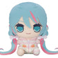 Hatsune Miku Kyurumaru Big Peluche Rabbit Ear Hood Pajama 28 cm