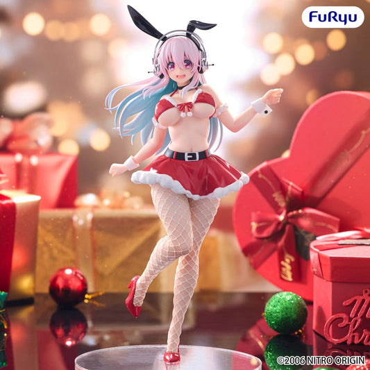 Super Sonico Figura PVC BiCute Bunnies Santa Ver. 30 cm