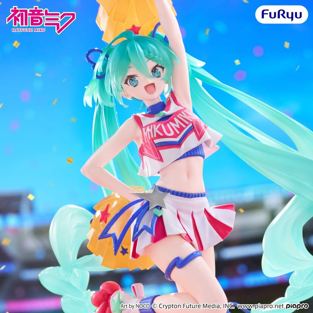 Hatsune Miku Figura PVC Muchute Cheerleader Ver. 22 cm
