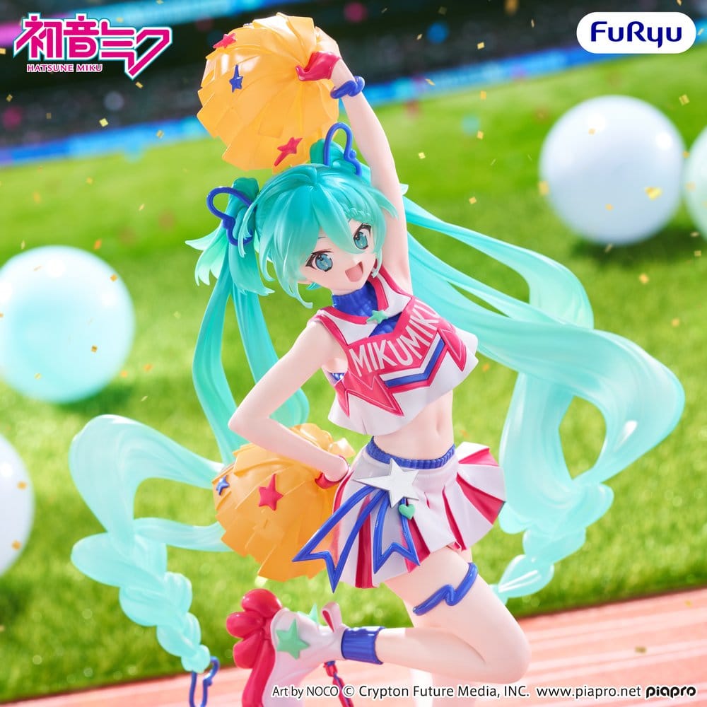 Hatsune Miku Figura PVC Muchute Cheerleader Ver. 22 cm