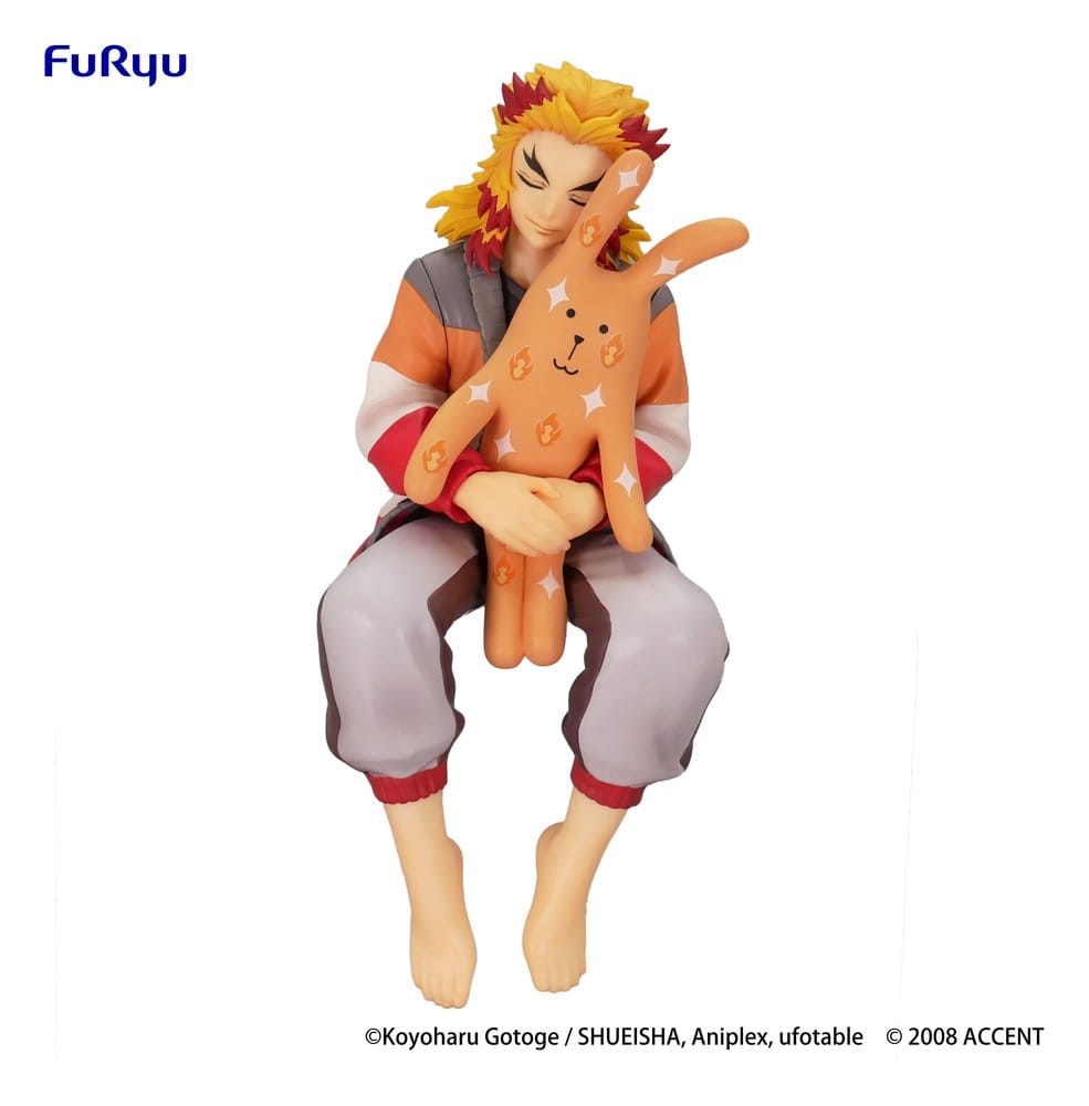 Demon Slayer: Kimetsu no Yaiba Noodle Stopper Figura Rengoku Kyojuro CRAFTHOLIC 13 cm