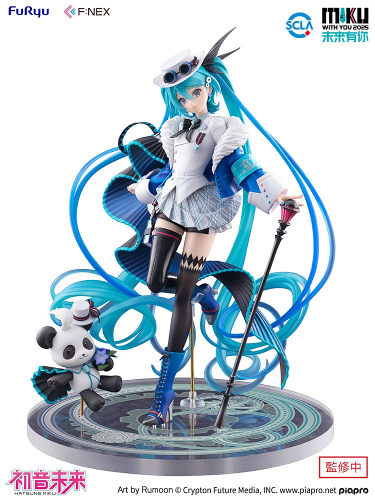 Hatsune Miku F:NEX estatua PVC 1/7 Hatsune Miku Miku with You 2025 Ver. 25 cm