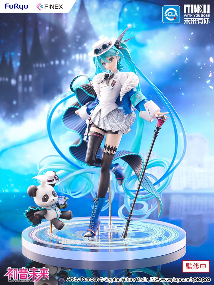 Hatsune Miku F:NEX estatua PVC 1/7 Hatsune Miku Miku with You 2025 Ver. 25 cm