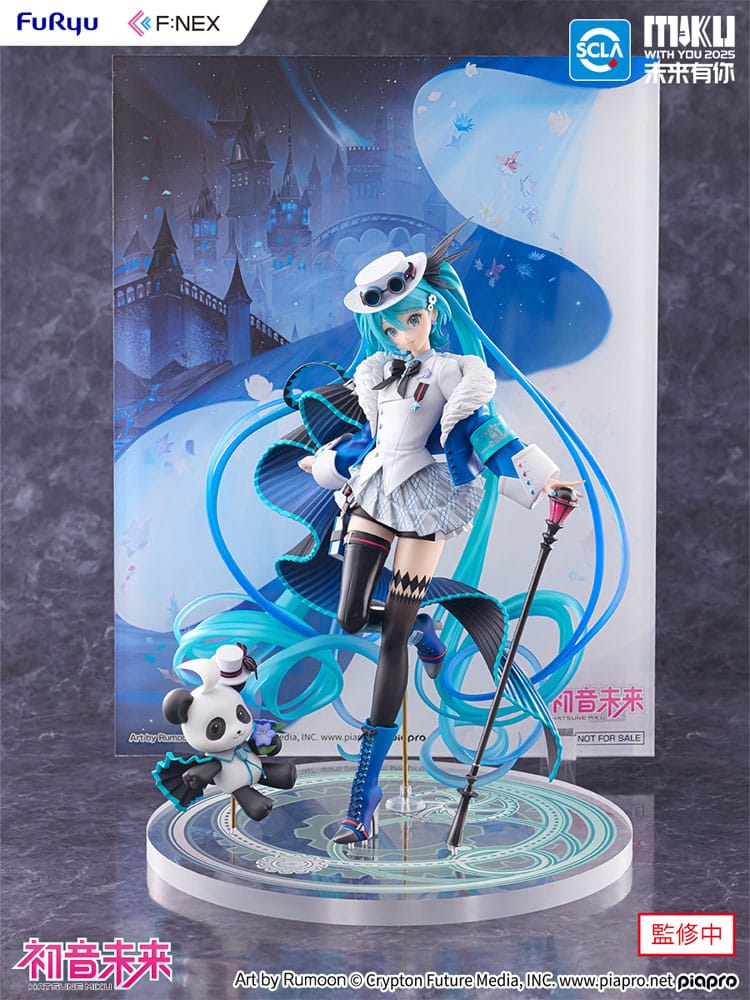 Hatsune Miku F:NEX estatua PVC 1/7 Hatsune Miku Miku with You 2025 Ver. 25 cm