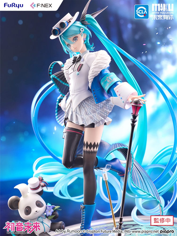 Hatsune Miku F:NEX estatua PVC 1/7 Hatsune Miku Miku with You 2025 Ver. 25 cm