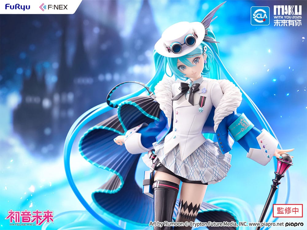 Hatsune Miku F:NEX estatua PVC 1/7 Hatsune Miku Miku with You 2025 Ver. 25 cm