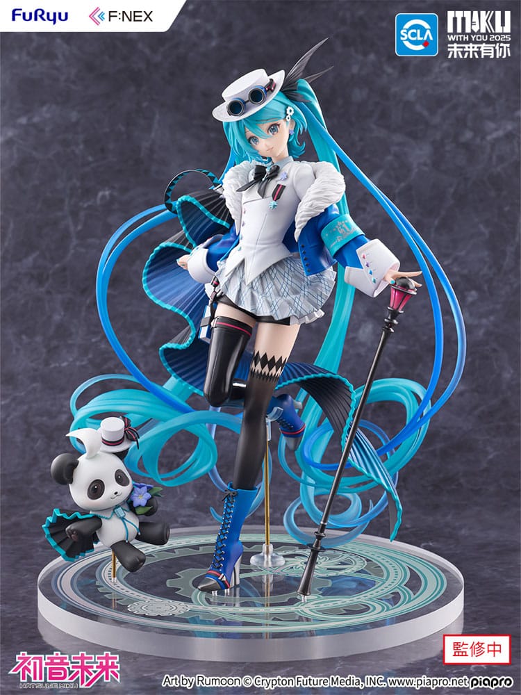 Hatsune Miku F:NEX estatua PVC 1/7 Hatsune Miku Miku with You 2025 Ver. 25 cm