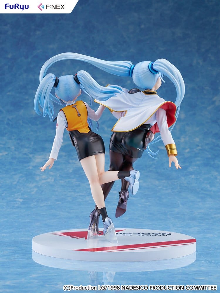 Nadesico the movie The prince of darkness Figura PVC 1/7 Ruri Hoshino double ruriruri Ver. 22 cm