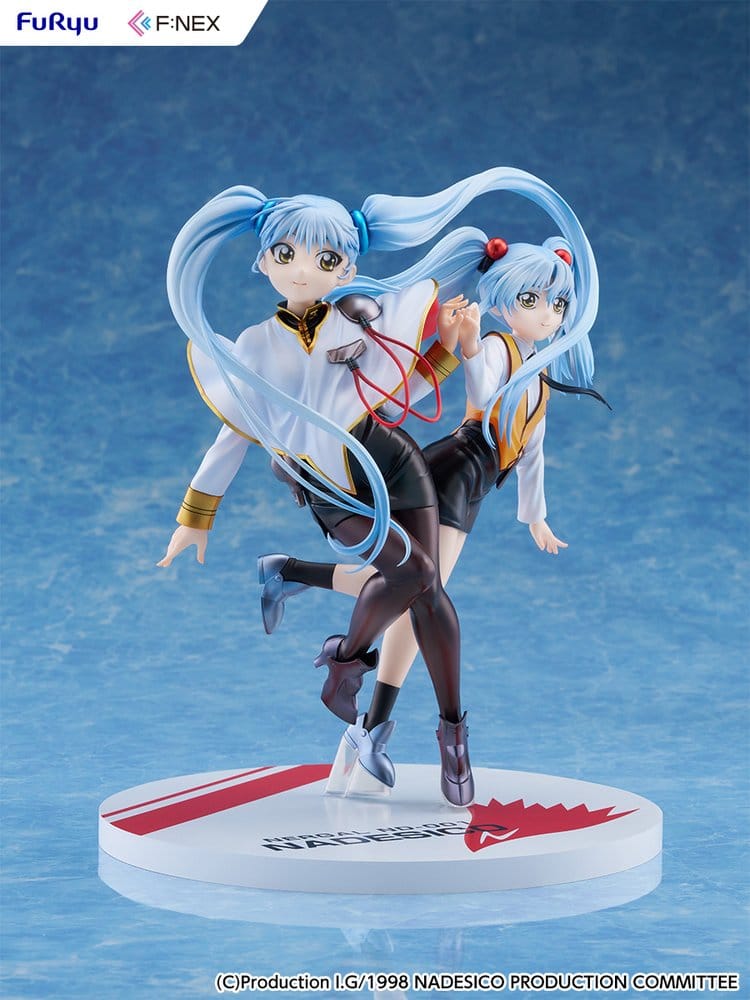 Nadesico the movie The prince of darkness Figura PVC 1/7 Ruri Hoshino double ruriruri Ver. 22 cm